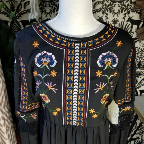 NWT Altar'd State Black Dress SMALL - Picture 4 of 6